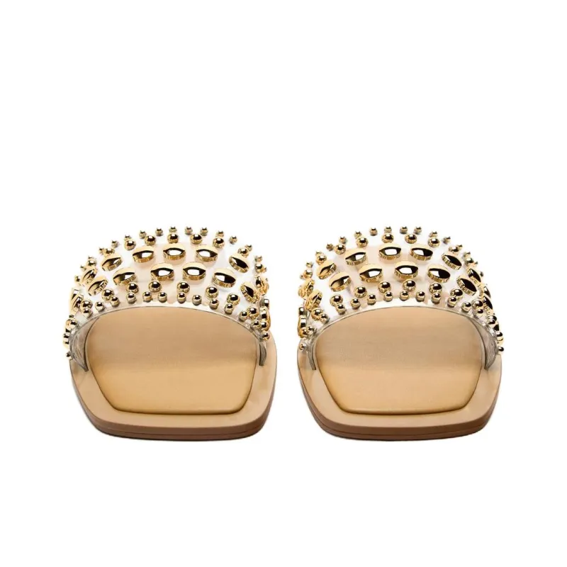 ZARA Quiet Slide Slippers Women's Transparent-2