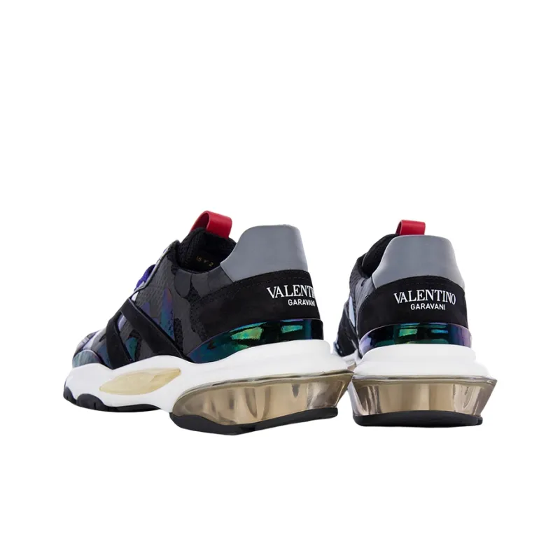 Valentino Low-Top Sports Casual Shoes Men's Black-3