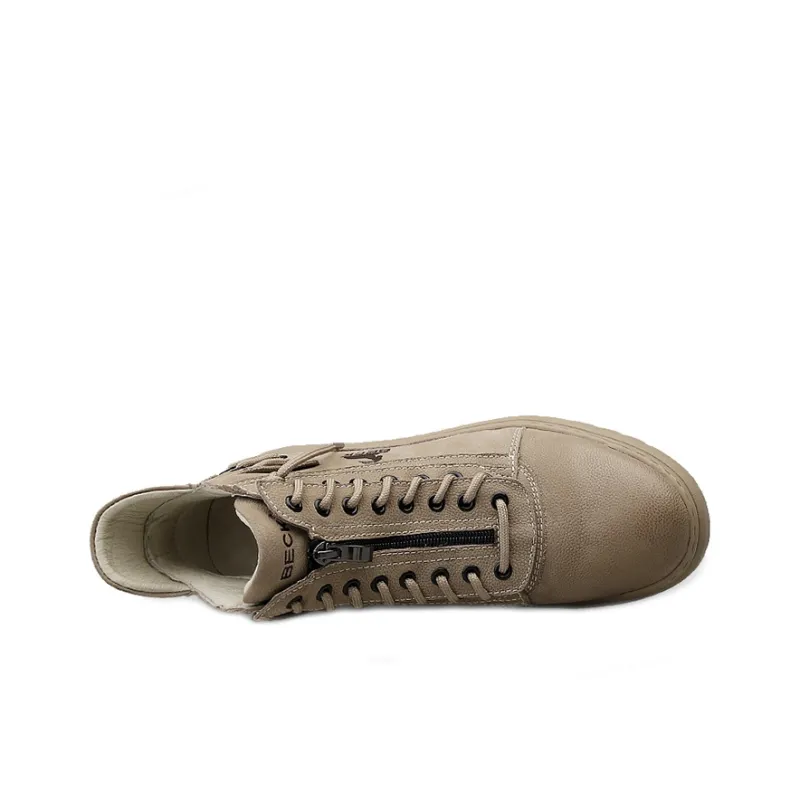 BECK Height Increasing Wear-Resistant Slip-Resistant High-Top Casual Shoes Unisex-11