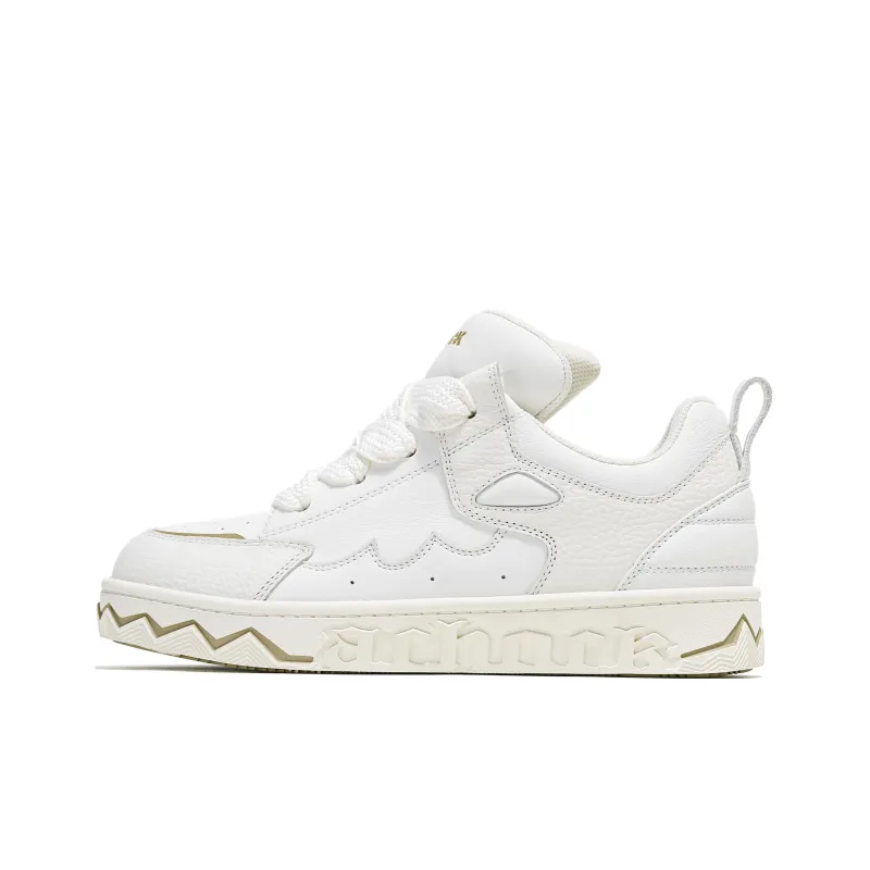 A Chock Low Top Stylish Skateboarding Shoes Unisex White-0