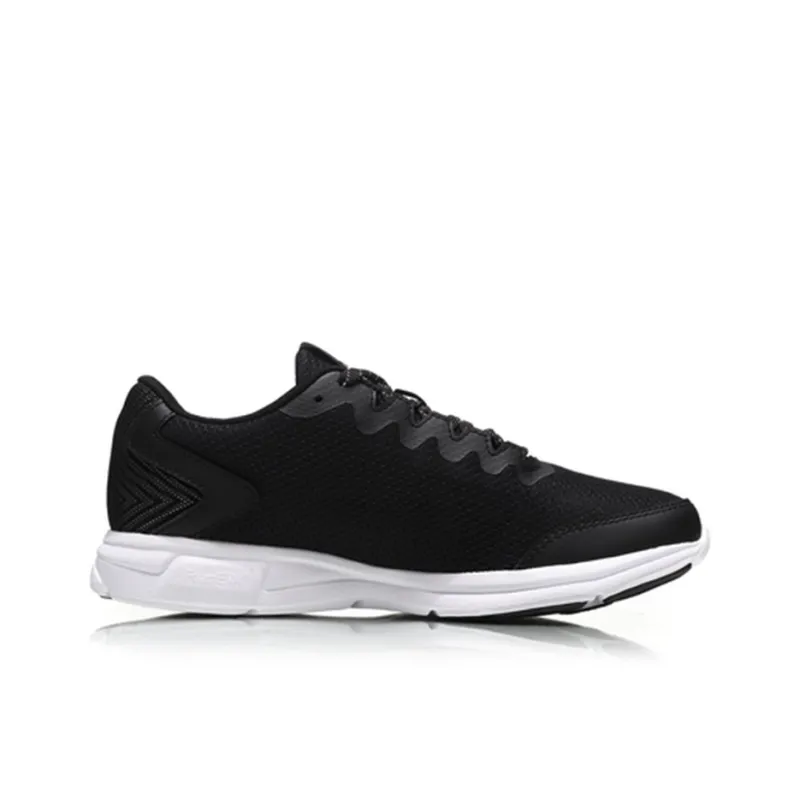 LiNing Non slip Lightweight Low Top Running Shoes Unisex Black-1