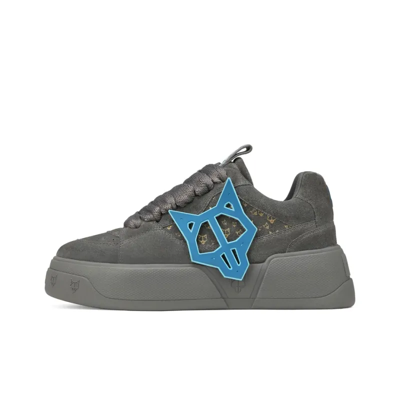 Naked Wolfe Kosa Stylish Skateboarding Shoes Men's Gray-0