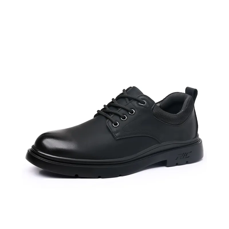 Poitulas Men's Casual Shoes Men Low Top Black, Brown-0