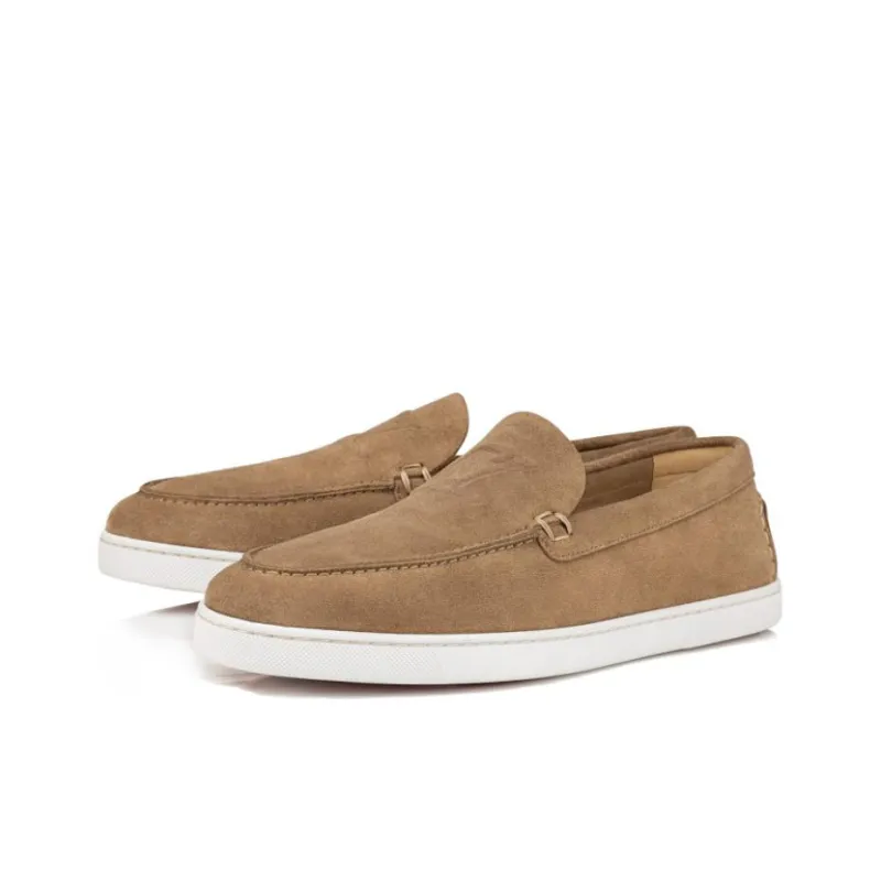 Christian Louboutin Round-toe Suede Loafers-2