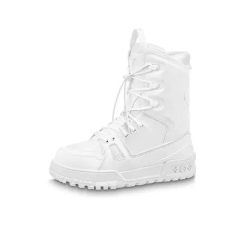 LOUIS VUITTON Snow Boots Men White