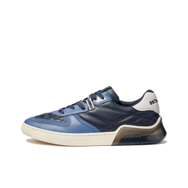 COACH Low Top Stylish Skateboarding Shoes Men's Midnight Blue-0