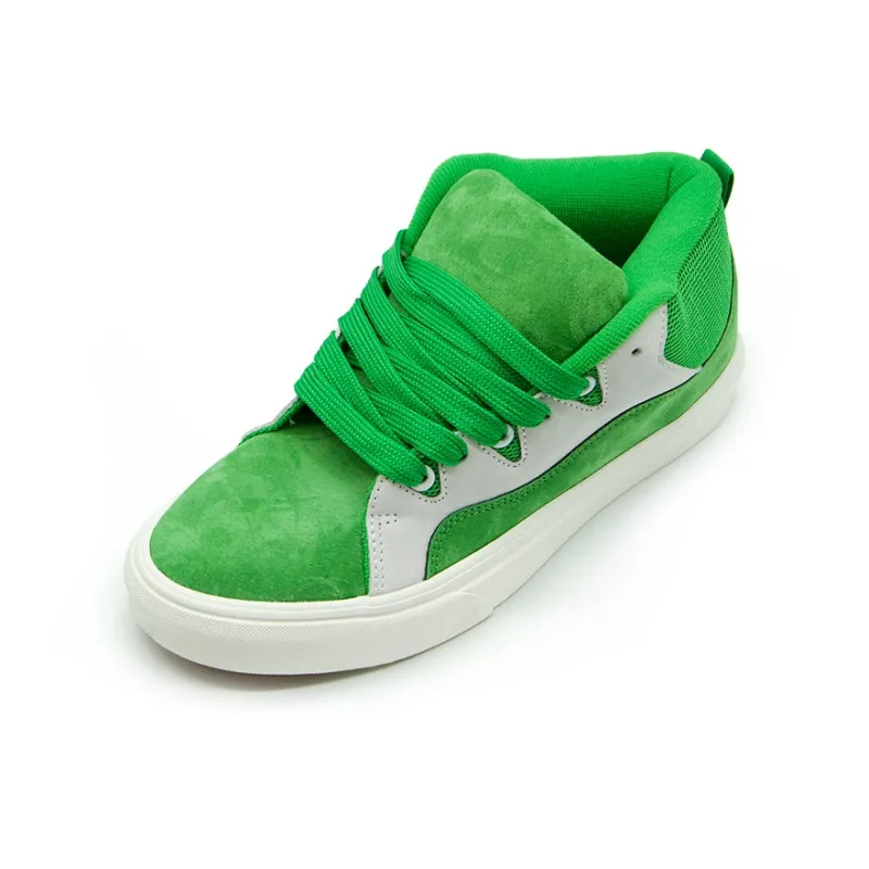 SUPSTORM Puffy Shoes Anti-Slip Wear-Resistant Mid-Top Skateboard Shoes Unisex-3