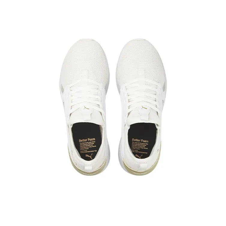 PUMA Better Foam Adore Shine Running Shoes Women's Low-Top White/Gold-2