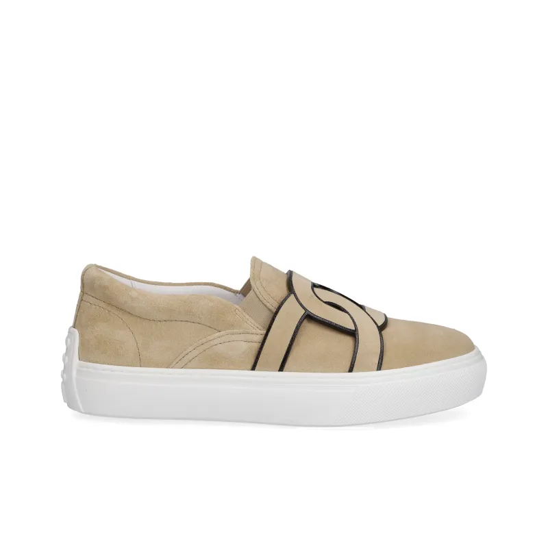 TOD'S Kate Round Toe Slip-On Sneakers Women's-1
