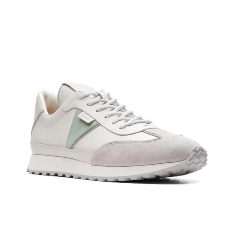 Clarks Slip-Resistant Low-Top German Army Trainers Women's Mint Green-1