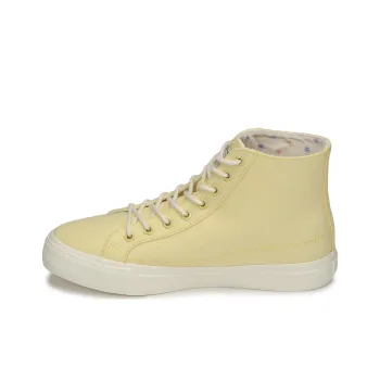 Levi's Anti Slip Wear Resistant High Top Skateboard Shoes Women's Yellow