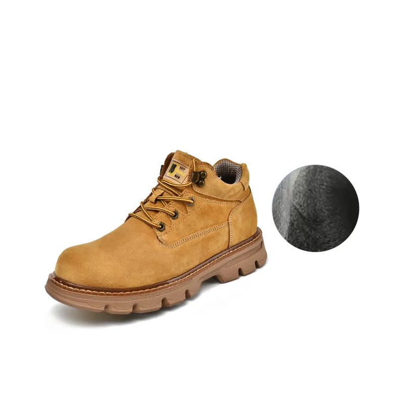 Laoks Men's Casual Shoes Men Low Top Yellow/Brown/Beige-11