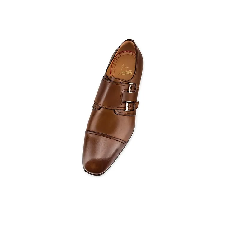 Christian Louboutin Men's Casual Shoes Men Low Top Brown-2
