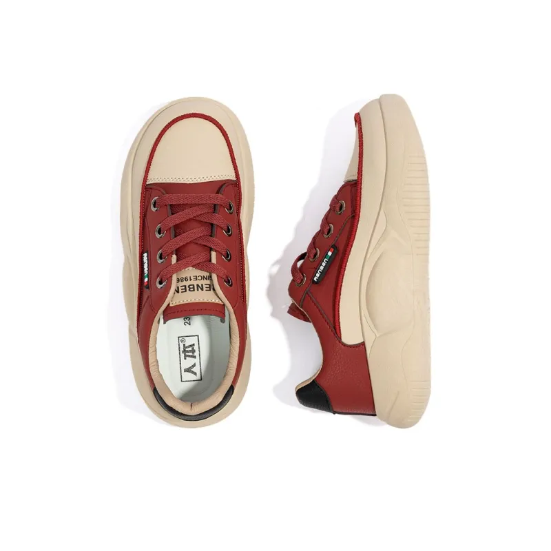 Humanism 1986 Thermal Height Increasing Lightweight Low Top Casual Shoes Women's-14