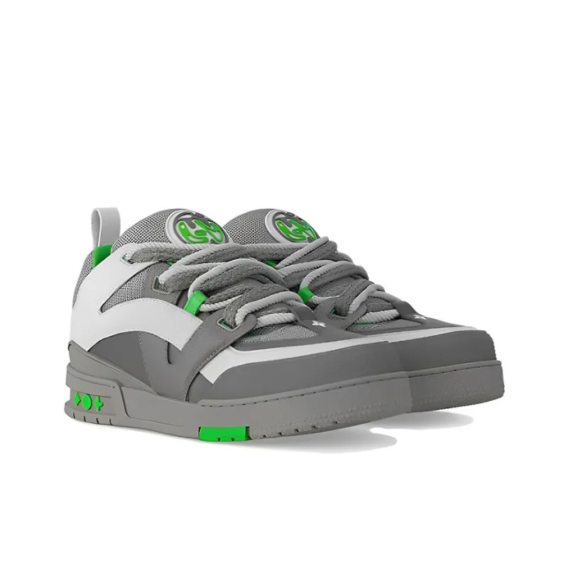 LOUIS VUITTON Lv Skate Sneaker Grey Green-1