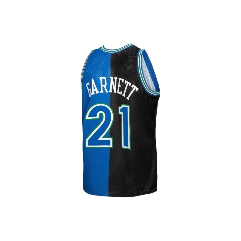 Mitchell & Ness 'NBA Timberwolves 1995 Kevin Garnett' Split Swingman Basketball Jersey-1