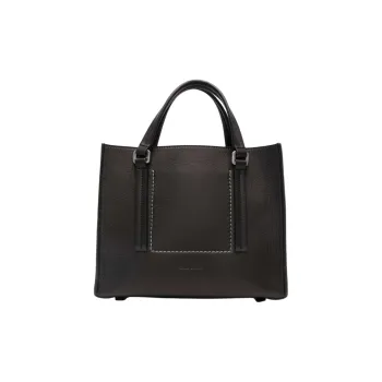RICK OWENS/RO Calfskin Tote Bag, Shopping Bag, Handbag Mini Men's Black