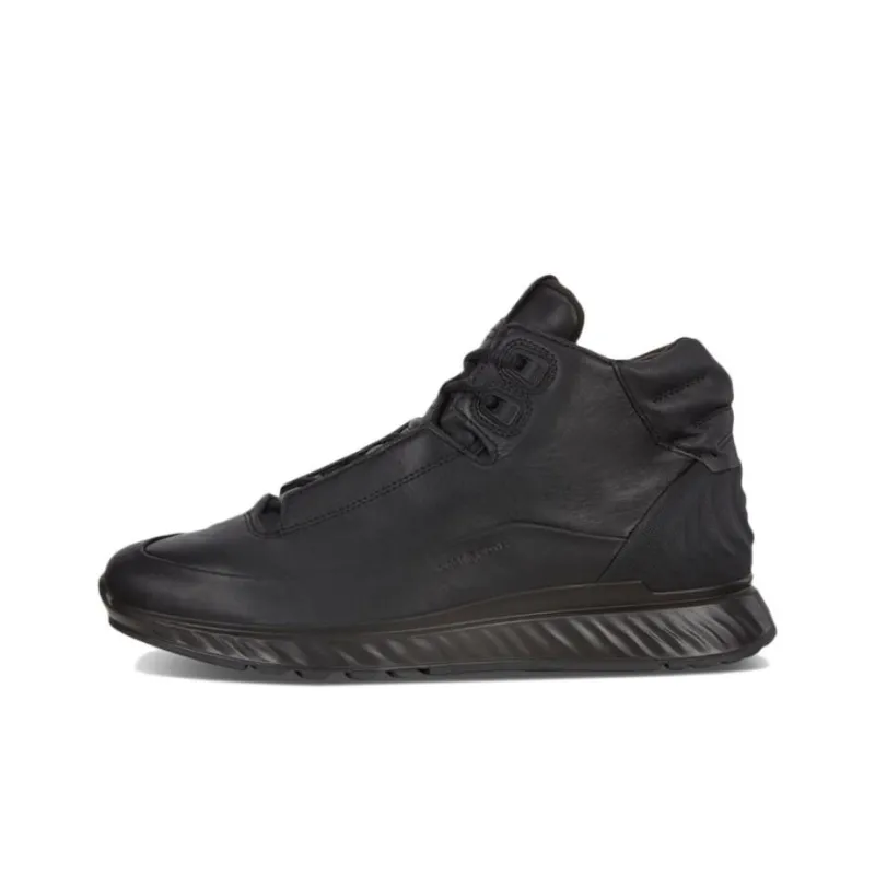 Ecco Dynamic Collection High Top Casual Shoes Men's Black-0