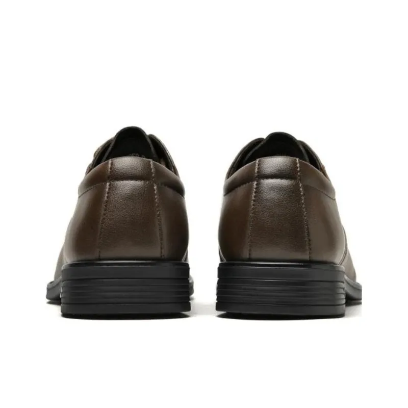 HLA Dress Shoes Men Low Top Black/Brown-8