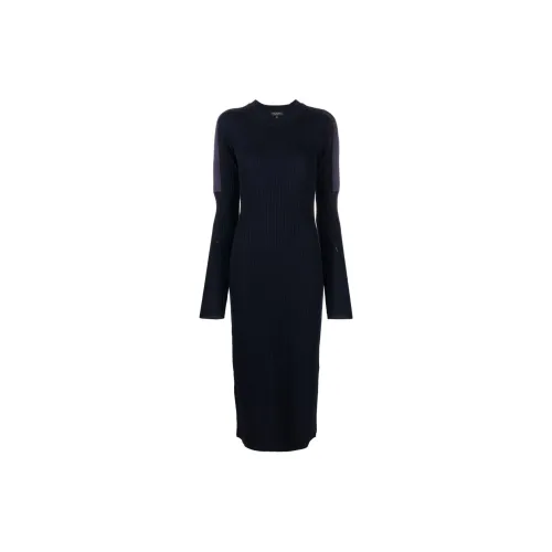 Rag & Bone Long-Sleeved Dresses Women's Marine Blue