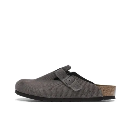 Birkenstock Boston Clogs Stussy Anthracite