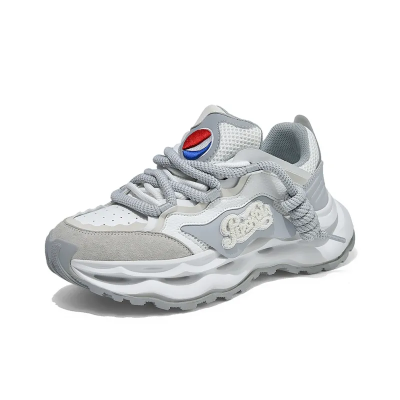 Pepsi Cushioned Abrasion-Resistant Slip-Resistant Low-Top Chunky Sneakers Unisex Exclusive Box-7