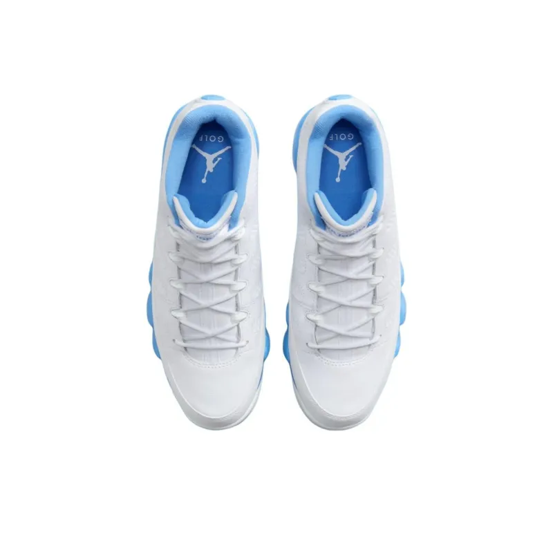 Air Jordan 9 Retro Low Golf 'White University Blue'-3