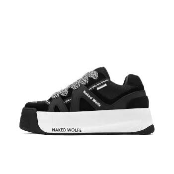 Naked Wolfe Slide Low-Top Stylish Skateboarding Shoes Men's Black