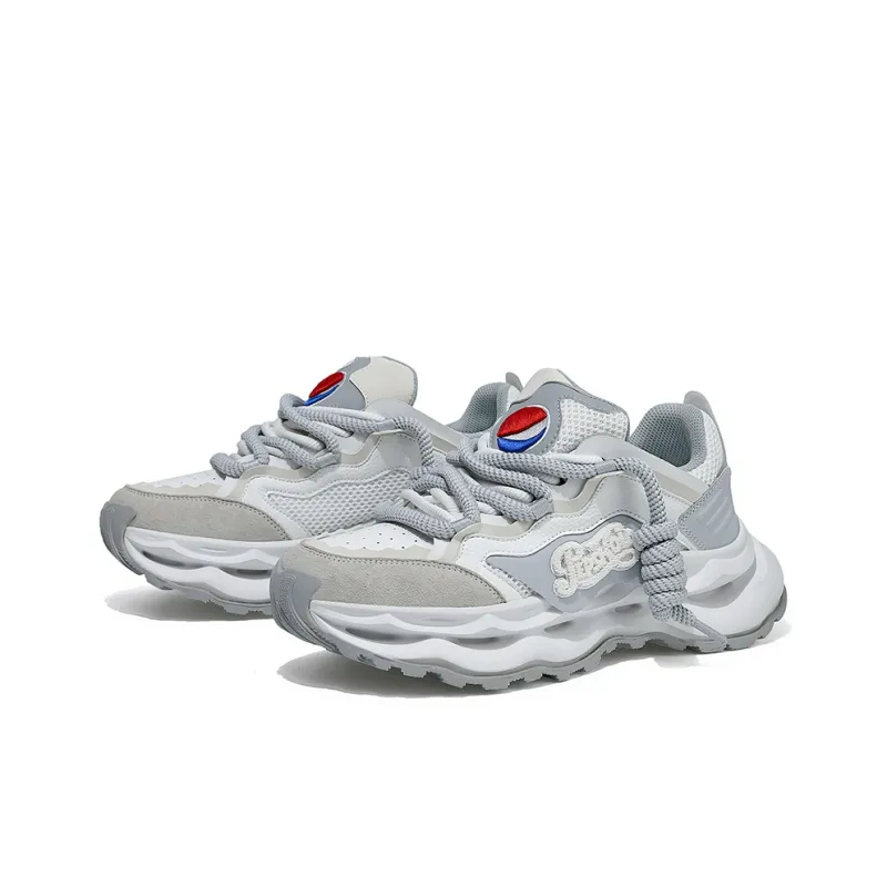Pepsi Cushioned Abrasion-Resistant Slip-Resistant Low-Top Chunky Sneakers Unisex Exclusive Box-8