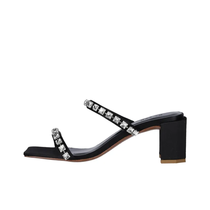 By Far Tanya Crystal-embellished 70mm Mules-0
