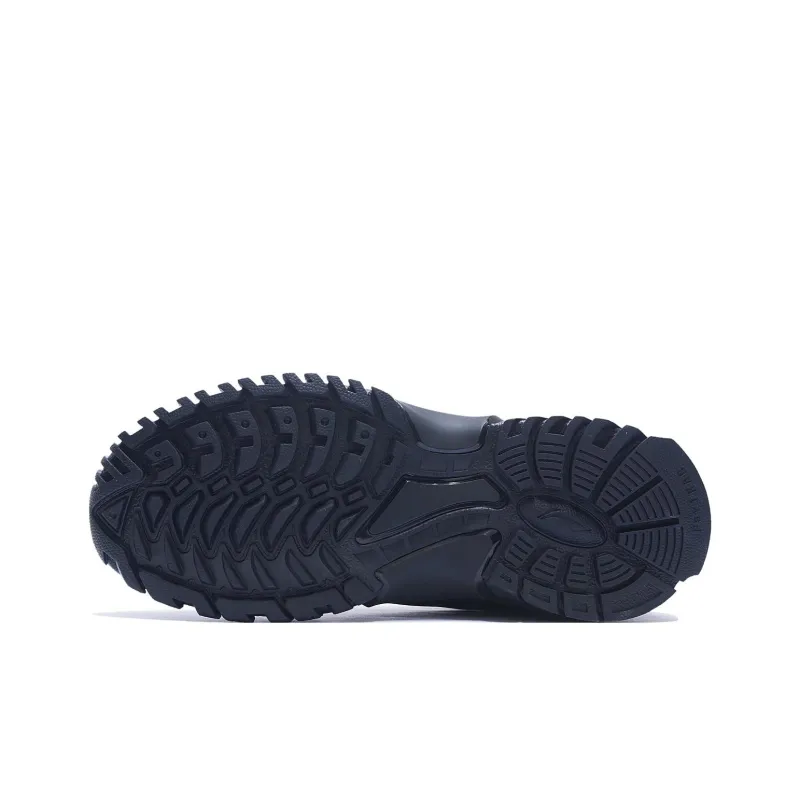 LiNing Tiger King Lite Slip Resistant, Abrasion Resistant, Thermal Mid Top Sports Casual Shoes Men's Black-5