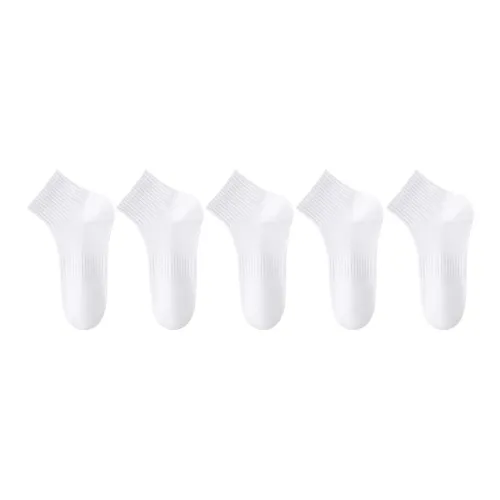 MIIOW Mid Calf Socks Unisex 5 Pack