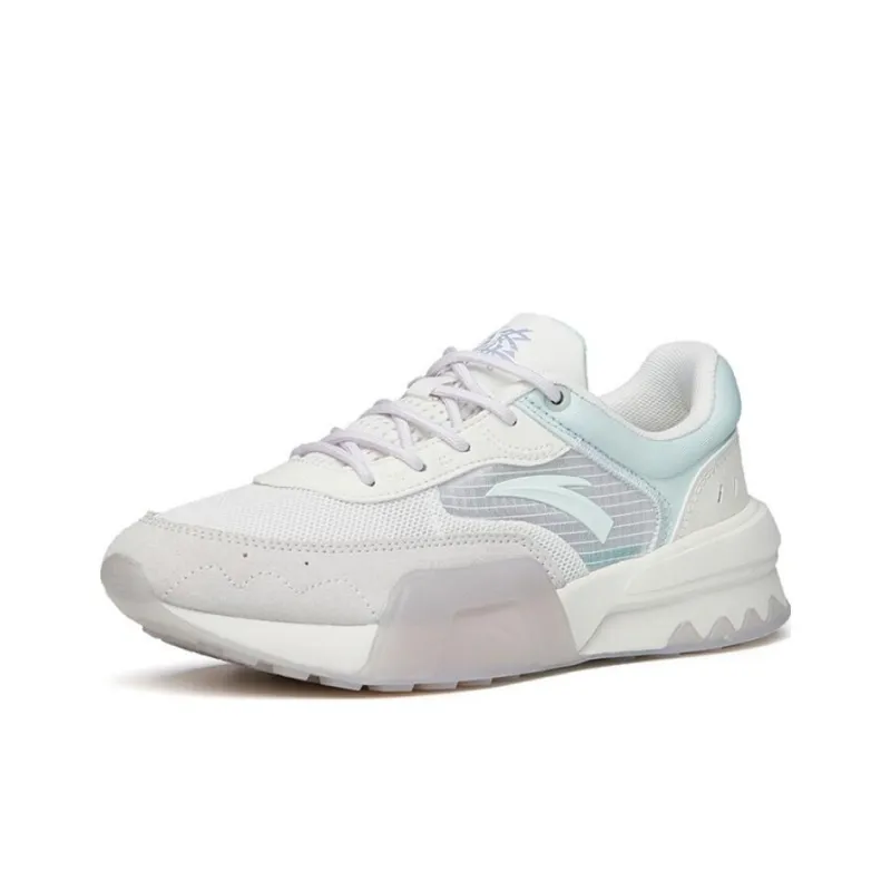 Anta A Road Low Top Sports Casual Shoes Women's White Blue-1