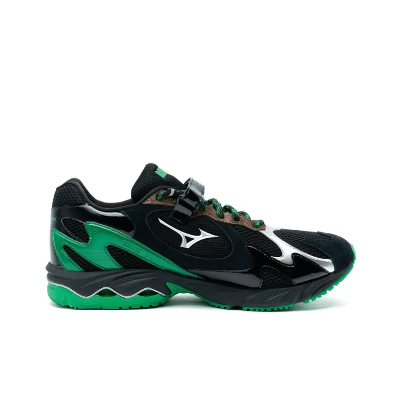 Mizuno X Randomevent Wave Rider 1 'Black Green Silver'-1