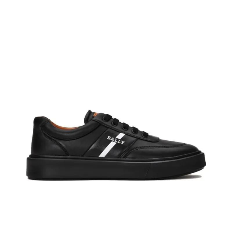 BALLY Low Top Skateboard Shoes Men's Black-1