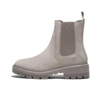 Timberland Cortina Valley Short Chelsea Boots Women's Gray