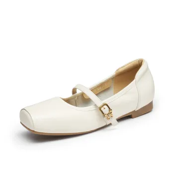 RED DRAGONFLY Ballet Flat Shoes Casual Shoes Unlined Shoes Women's Beige/Apricot