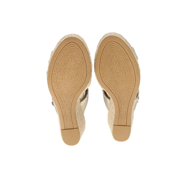 Tommy Hilfiger Stylish Sandal 7cm Women's Brown Gray-5