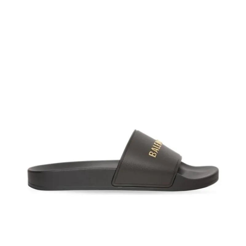 Balenciaga Logo-strap Pool Slides-1