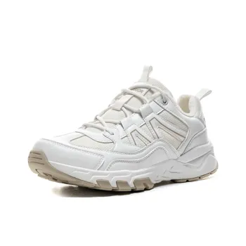 Warrior Anti Slip Wear Resistant Water Resistant Lightweight Warm Low Top Outdoor Shoes Women's Ecru