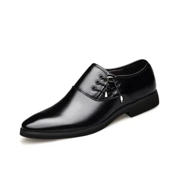 Batotem Dress Shoes Men Low Top Black