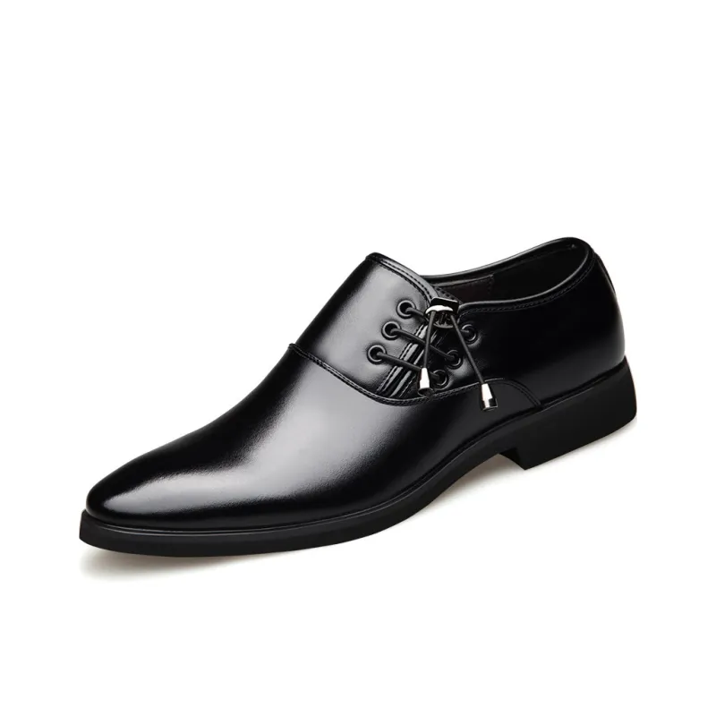 Batotem Dress Shoes Men Low Top Black-0