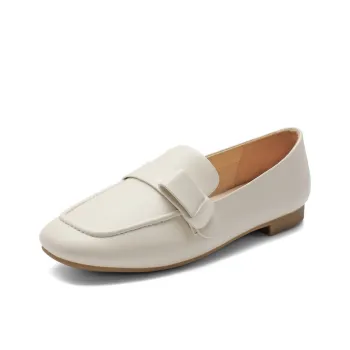 BELLE Loafers 1.5cm Women's Ecru, Black