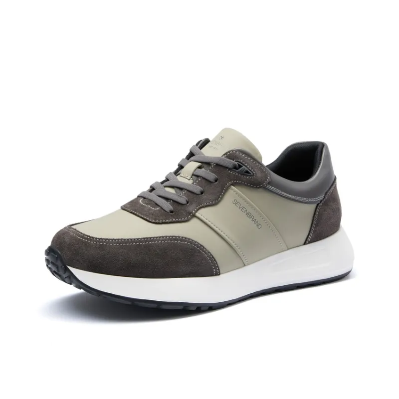SEVEN Casual Shoes Men Low Top Beige-0