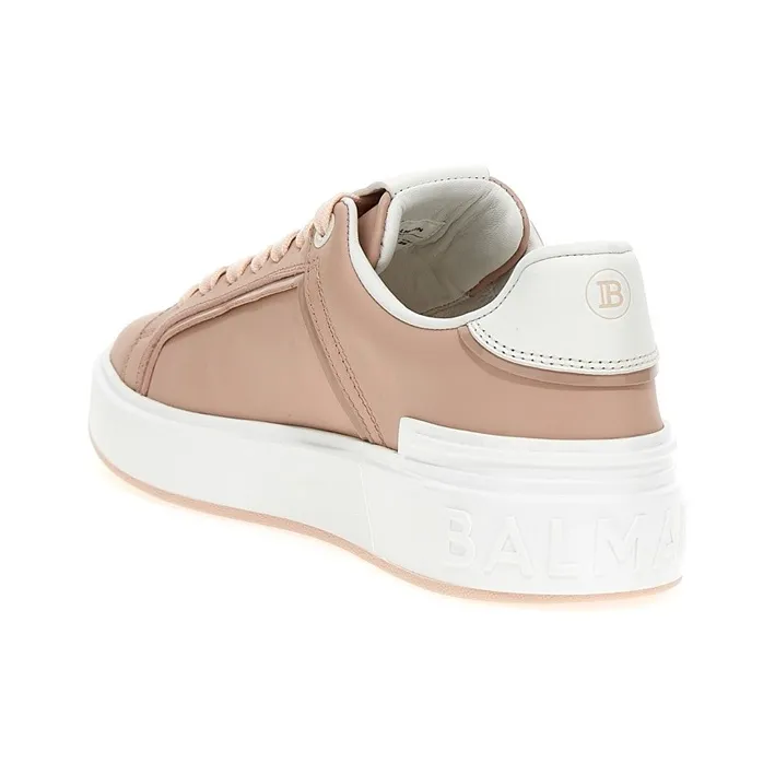 BALMAIN B-Court Leather Sneakers-2