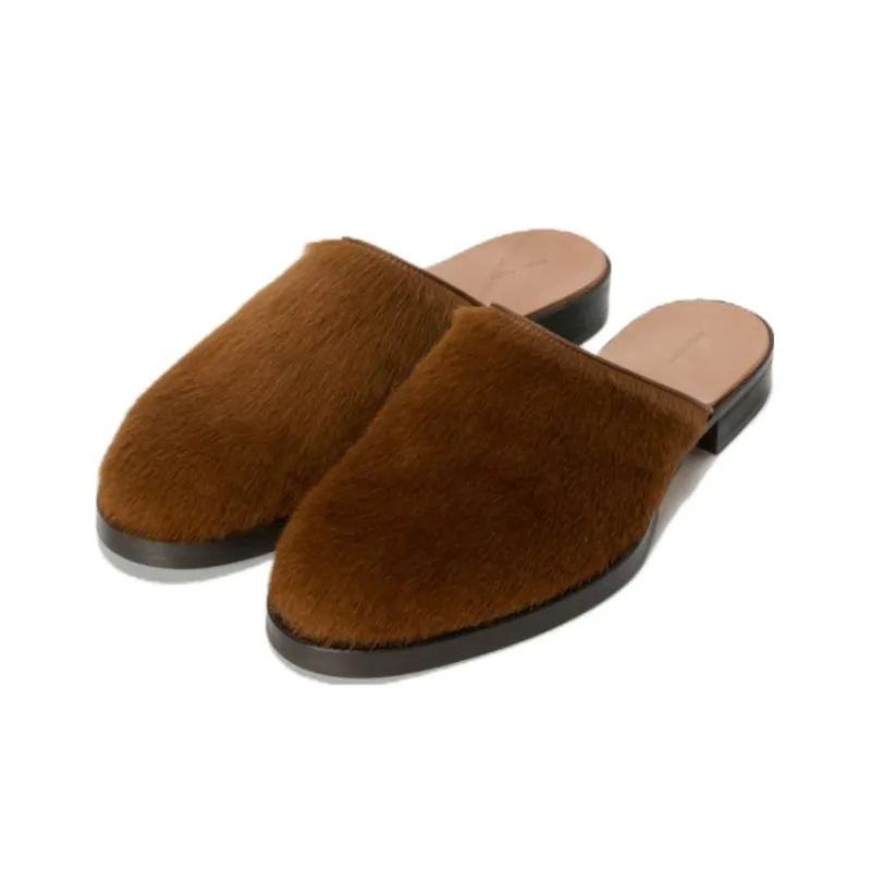 Hender Scheme Wrap-toe Slippers Men's Brown-1
