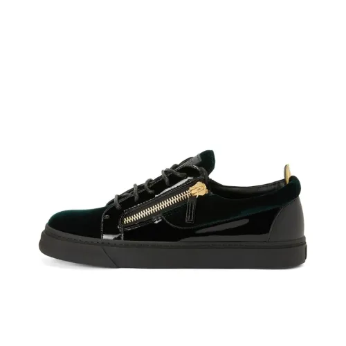 Giuseppe Zanotti Frankie Velvet Low-top Sneakers