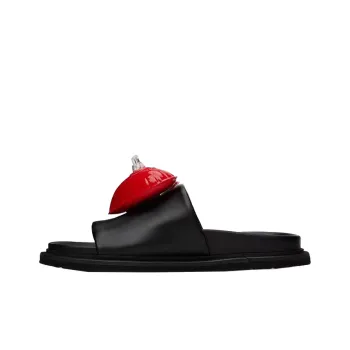 MOSCHINO Slide Slippers Women's Black