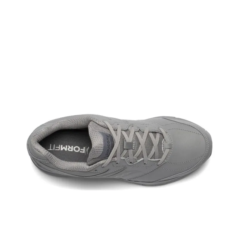 Saucony Integrity Walker 3 Cushioning Abrasion Resistant Breathable Low Top Running Shoes Men's Light Gray-3
