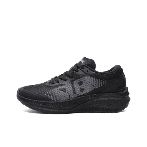CENPIN Cushioning, Abrasion Resistant, Slip Resistant Low Top Full Length Carbon Plate Running Shoes Unisex Black